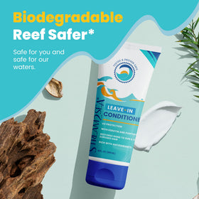 STREAM 2 SEA treated hair after use showing smoother shinier strands