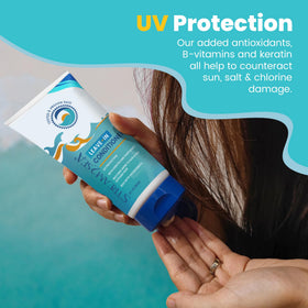 STREAM 2 SEA used at the beach protecting hair after swimming benefit