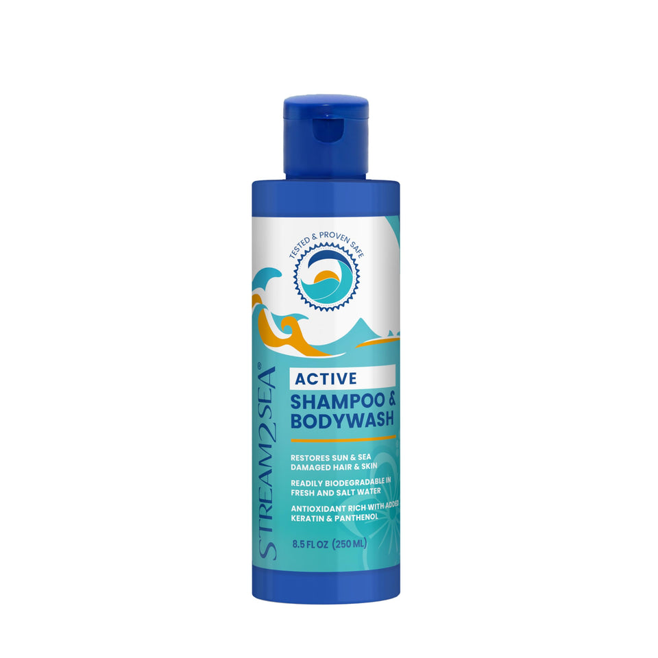 STREAM 2 SEA front packaging showing eco-friendly 3-in-1 benefits