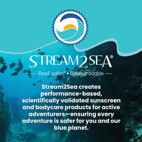 STREAM 2 SEA sugarcane-resin tube packaging emphasizing eco choice