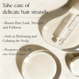 STREBAN morning application on towel-dried hair for heat and humidity defense