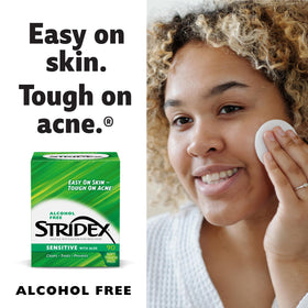 Stridex label close-up showing ingredients and directions for safe use