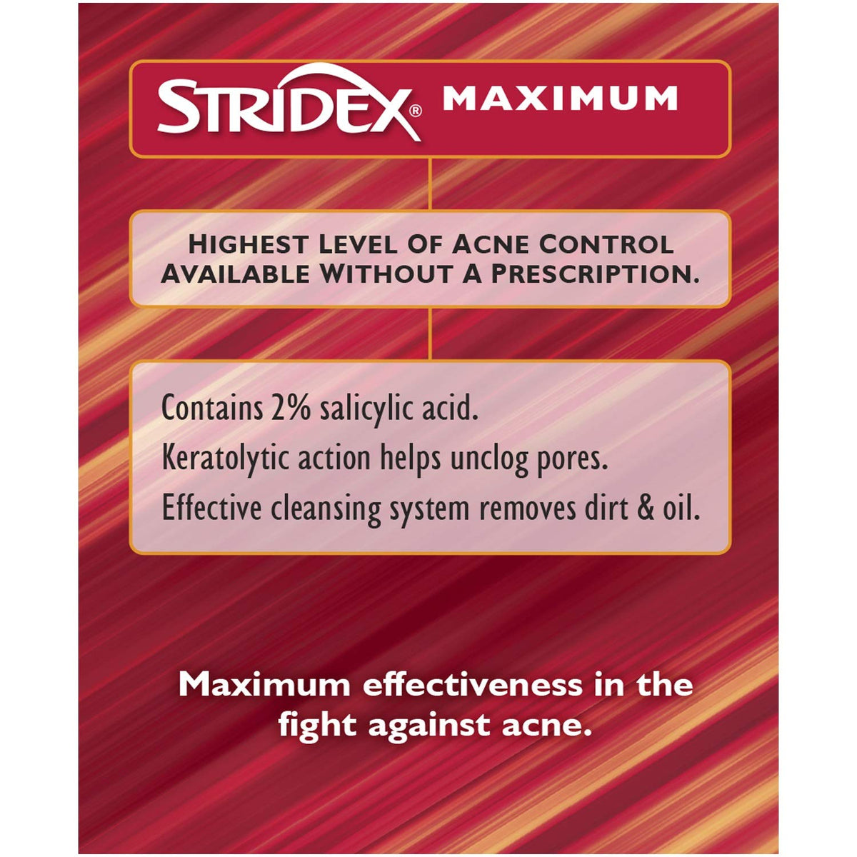 Stridex close-up of a saturated pad texture demonstrating the pre-soaked, alcohol-free formula