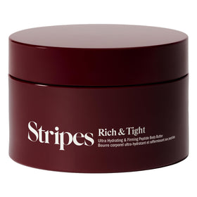STRIPES product tub front view showing label and size for quick identification