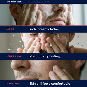 Strive being dispensed into palms for hands-on application and gentle cleanse