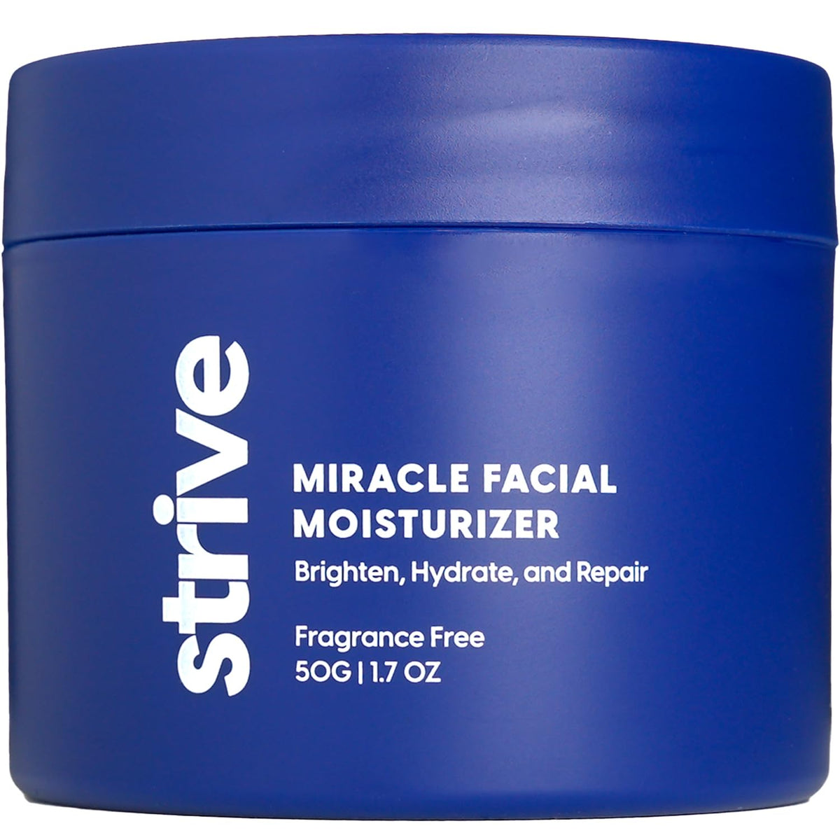 Strive front packaging showing tube and branding for clear product ID and benefit
