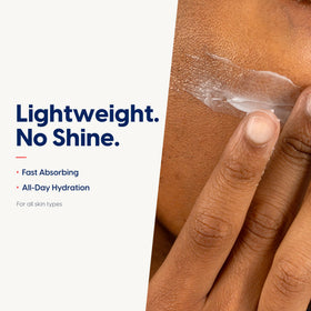 Strive under eye demonstration showing brightening effect and gentle use