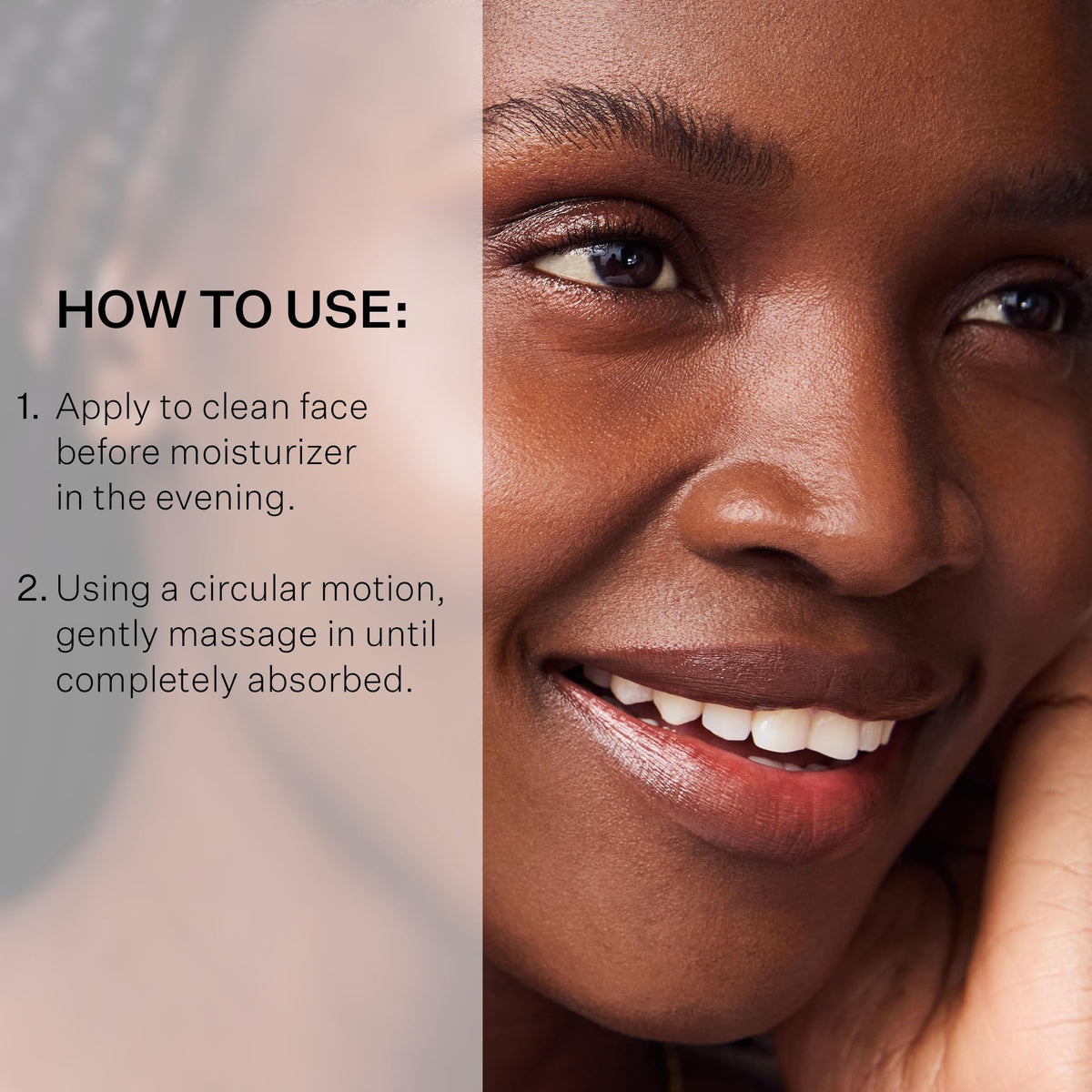 StriVectin ingredient label close-up highlighting potent retinol complex