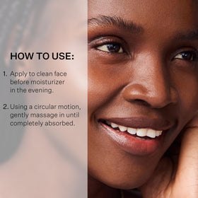 StriVectin ingredient label close-up highlighting potent retinol complex