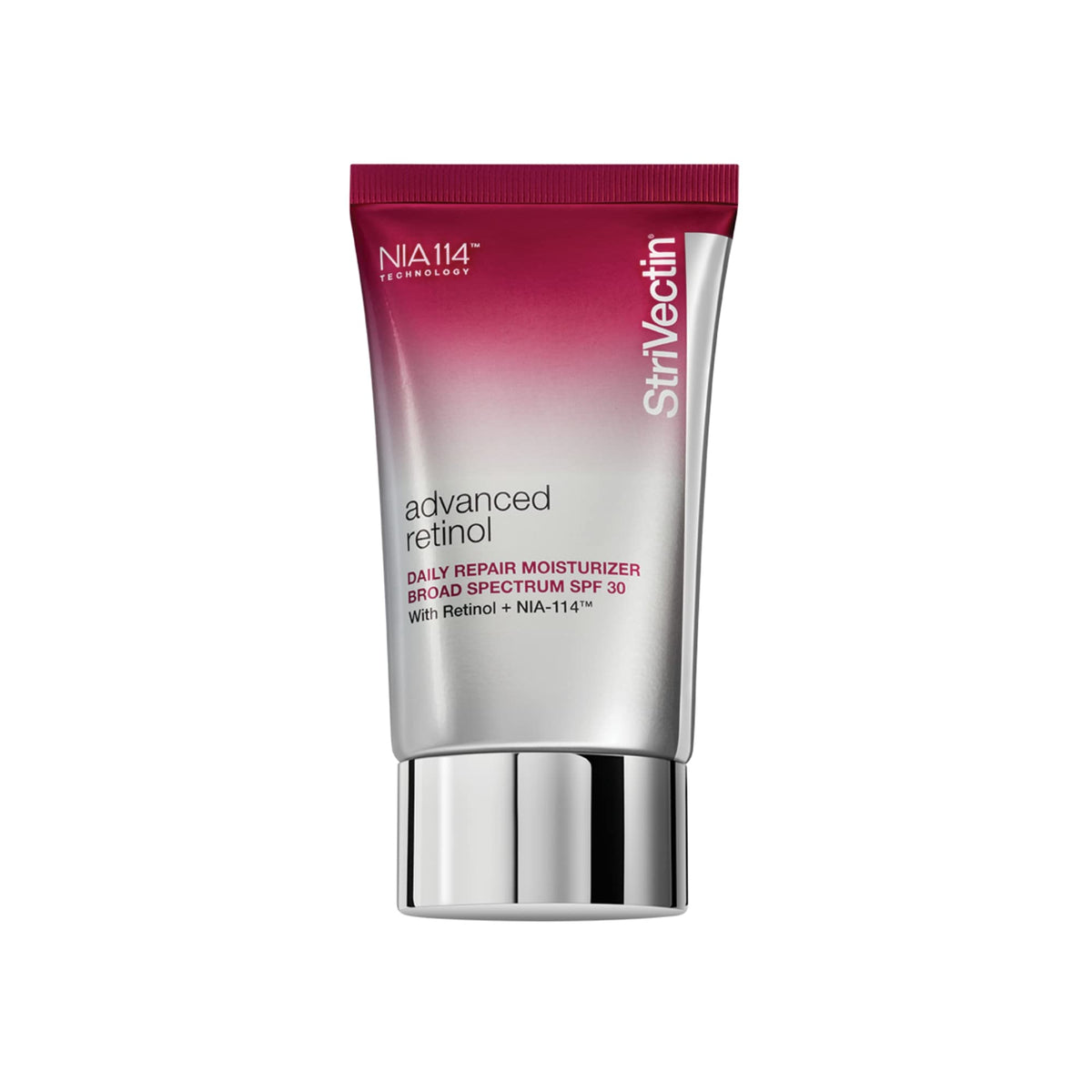StriVectin jar front view shows product and SPF benefit