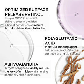 StriVectin serum texture swatch on skin illustrating lightweight absorption