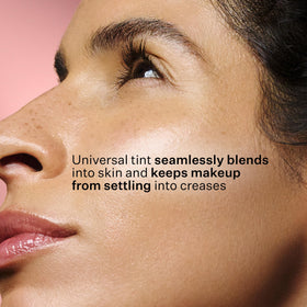 StriVectin before and after forehead image highlighting visible wrinkle blurring