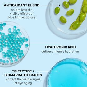 StriVectin placed with morning skincare items shows compatibility with SPF and serums
