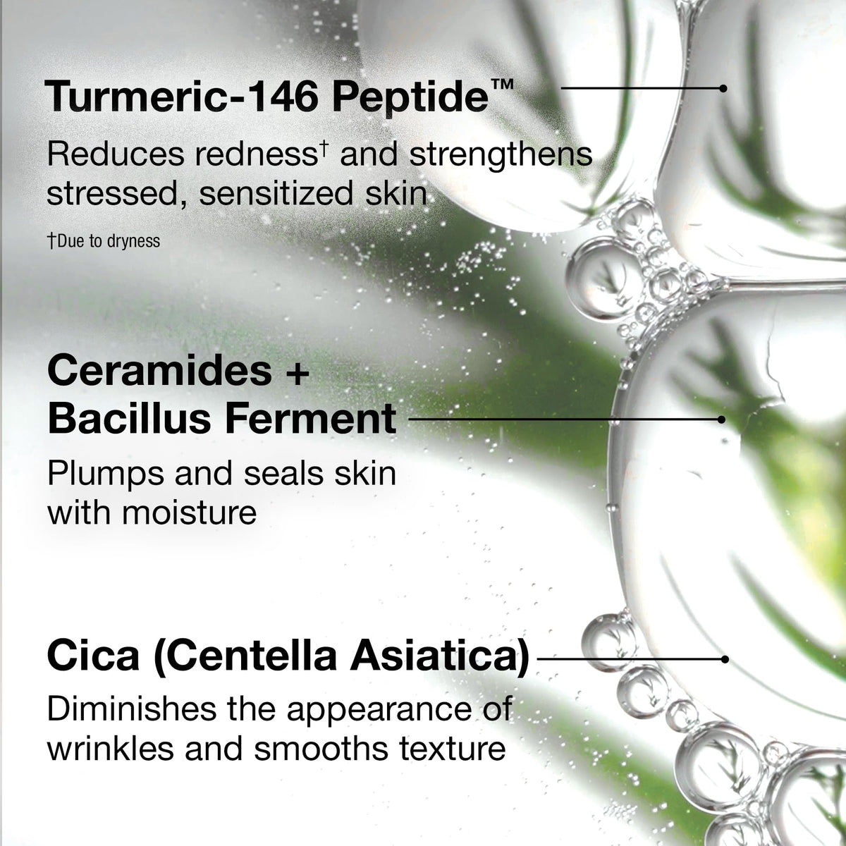 StriVectin cream texture on fingertip showing rich hydrating consistency