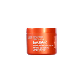 StriVectin front packaging showing daily reveal pads and clear benefits