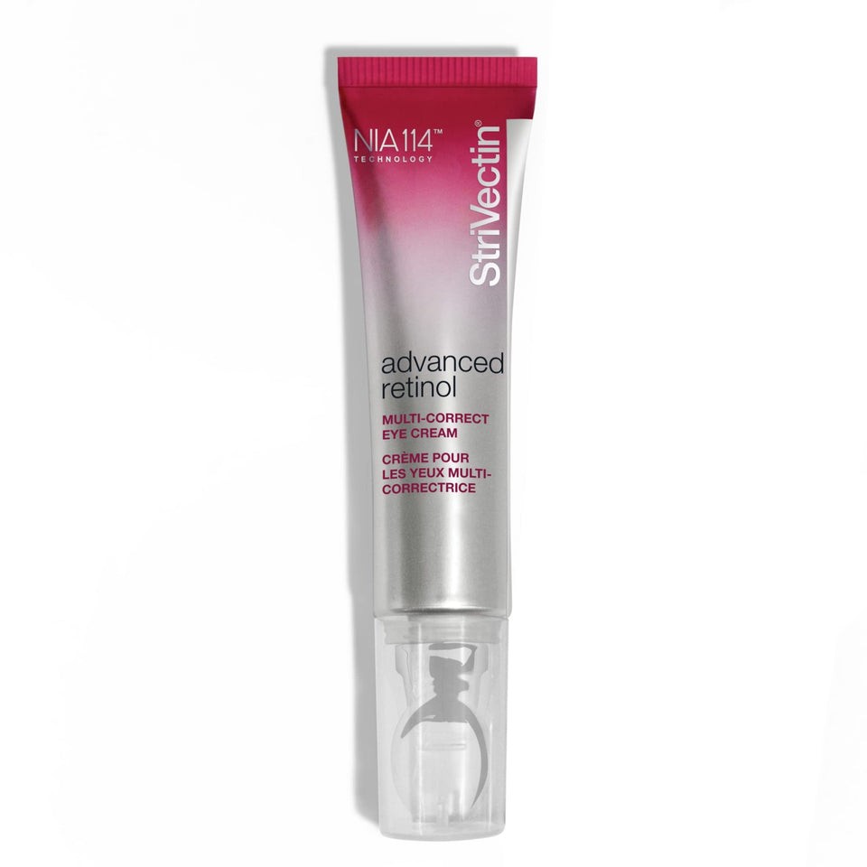 StriVectin front packaging showing eye cream and benefit of wrinkle reduction