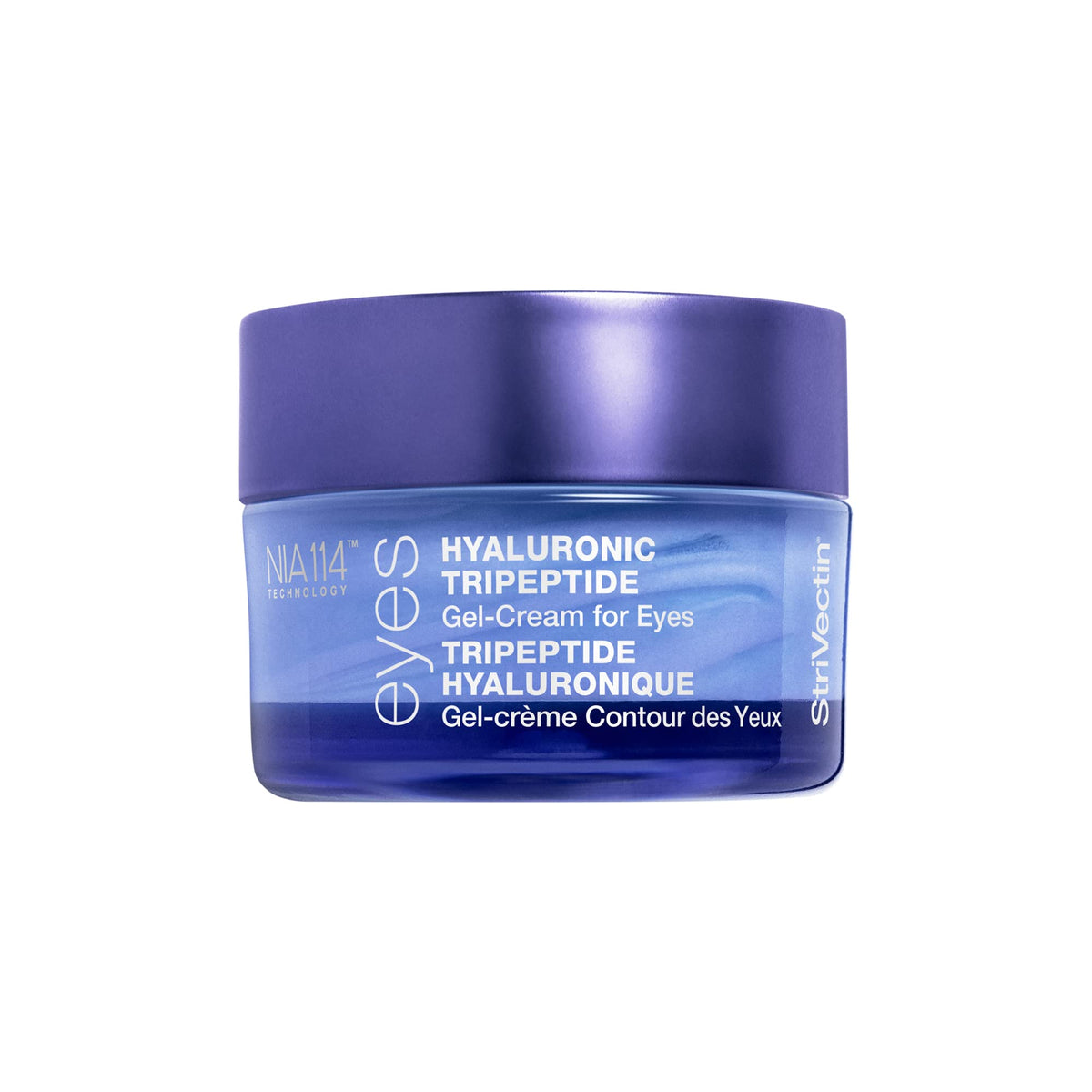 StriVectin front packaging shows gel-cream for eyes, conveys intense hydration benefit