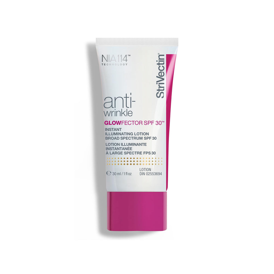StriVectin front packaging showing SPF 30 and product benefits