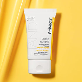StriVectin tube on bathroom vanity in lifestyle setting for daily use