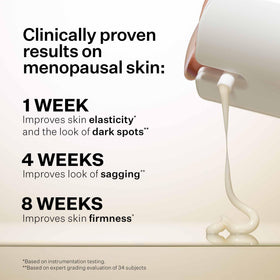 StriVectin applied to jawline demonstrating improved contour and lift