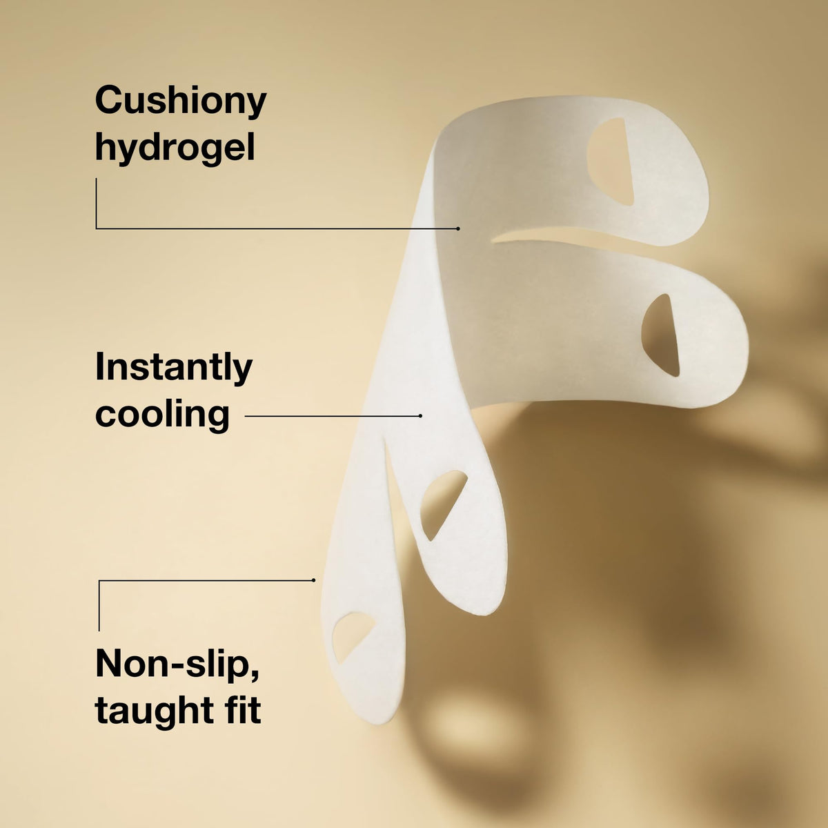 StriVectin neck coverage demonstration showing targeted fit and smoothing effect