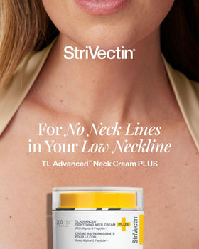 StriVectin cream being dispensed to hand illustrating easy application