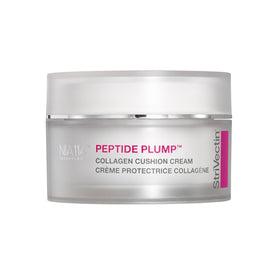 StriVectin front packaging showing jar and benefit of visible plumping