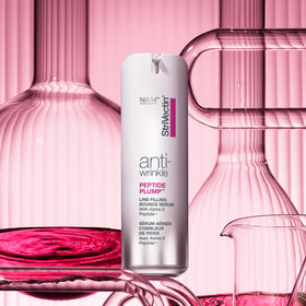 StriVectin on bathroom shelf lifestyle shot conveying daily routine ease