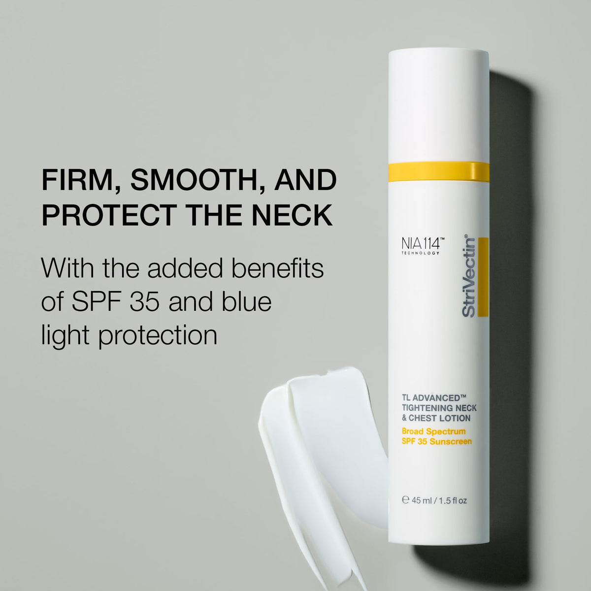 StriVectin next to sunglasses representing sun protection and daytime defense benefit