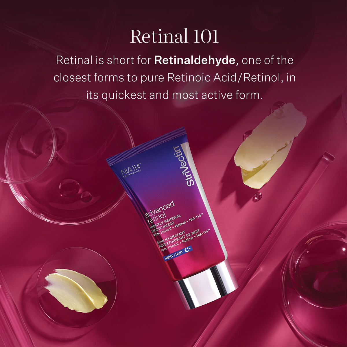 StriVectin cream texture close-up highlighting rich hydration benefit