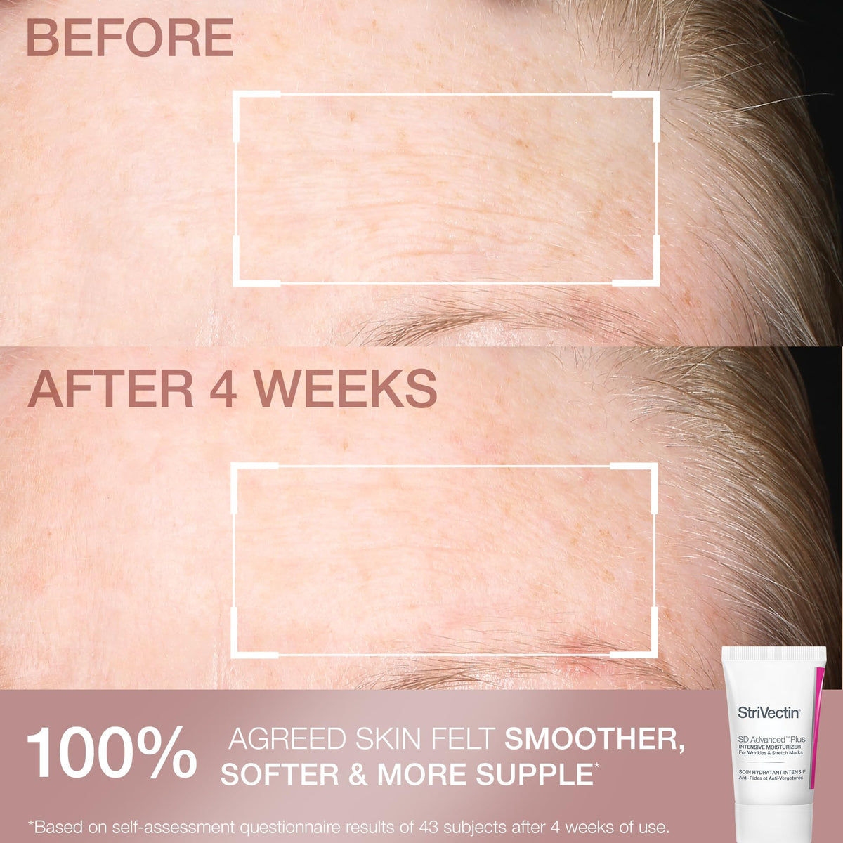 StriVectin products in hand showing size and travel-friendly benefit