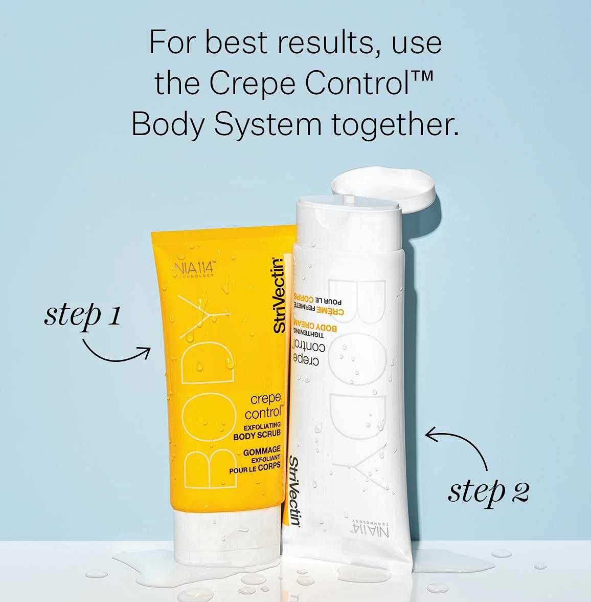 StriVectin placed in bathroom setting conveying everyday skincare routine benefit