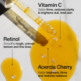 Close-up label on StriVectin bottle displaying active ingredients and clarity
