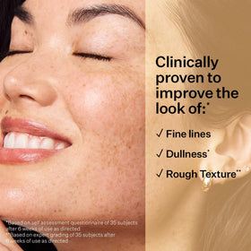 Using StriVectin on neck and décolleté, showing gentle firming benefits