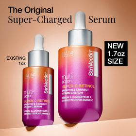 StriVectin dropper dispensing serum, demonstrating precise application and absorbency