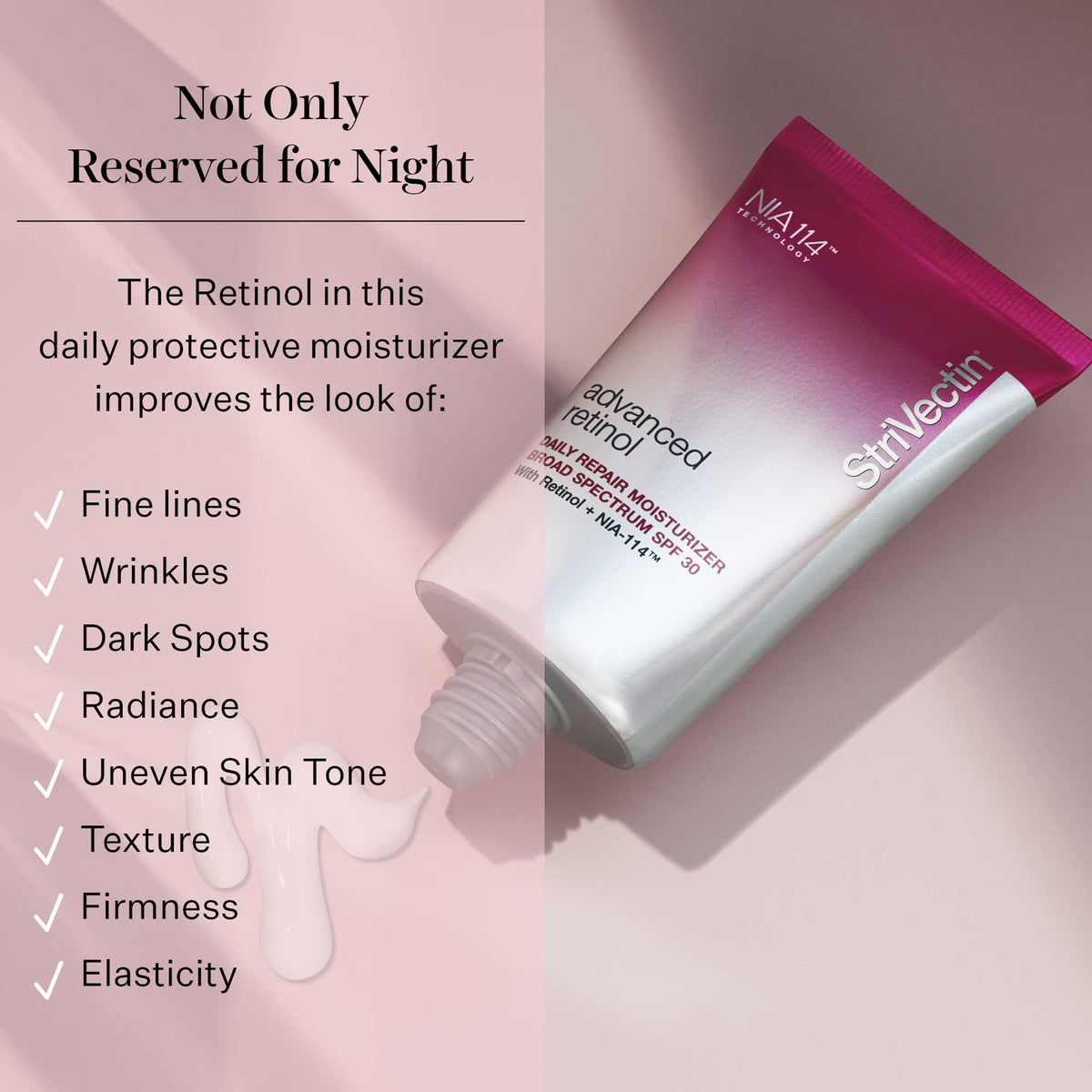 StriVectin cream texture close-up for smooth hydration benefit