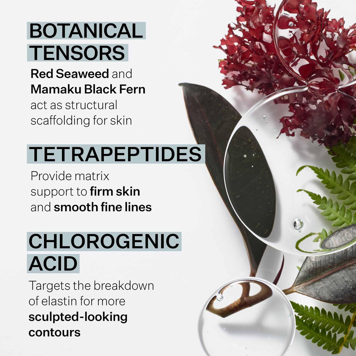 StriVectin serum texture close-up showing lightweight feel and fast absorption