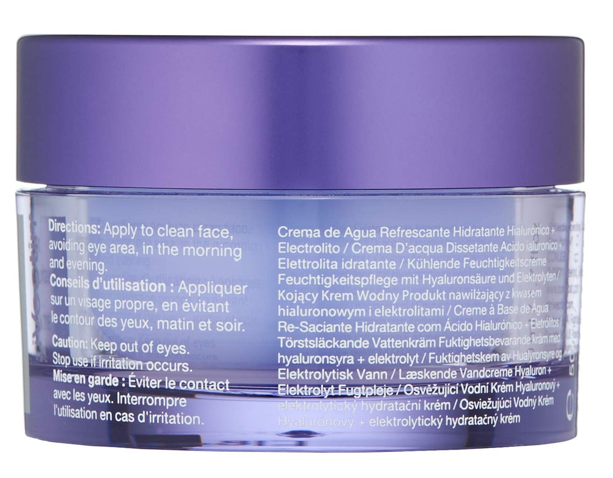 StriVectin close-up texture of creamy gel, highlighting lightweight water-cream hydration