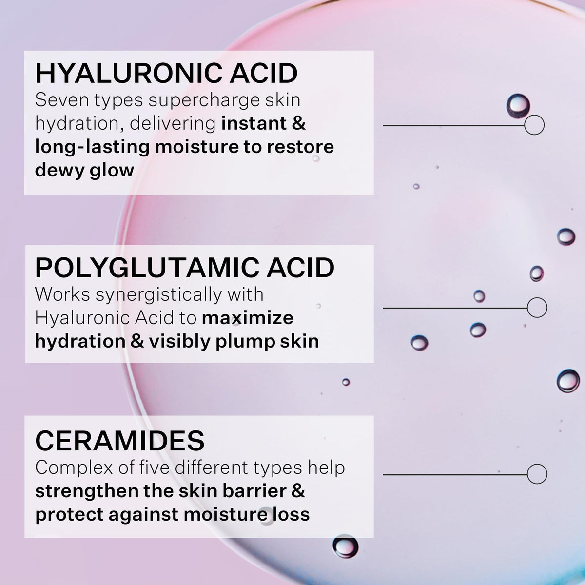 StriVectin close-up gel texture showing lightweight hydration feel