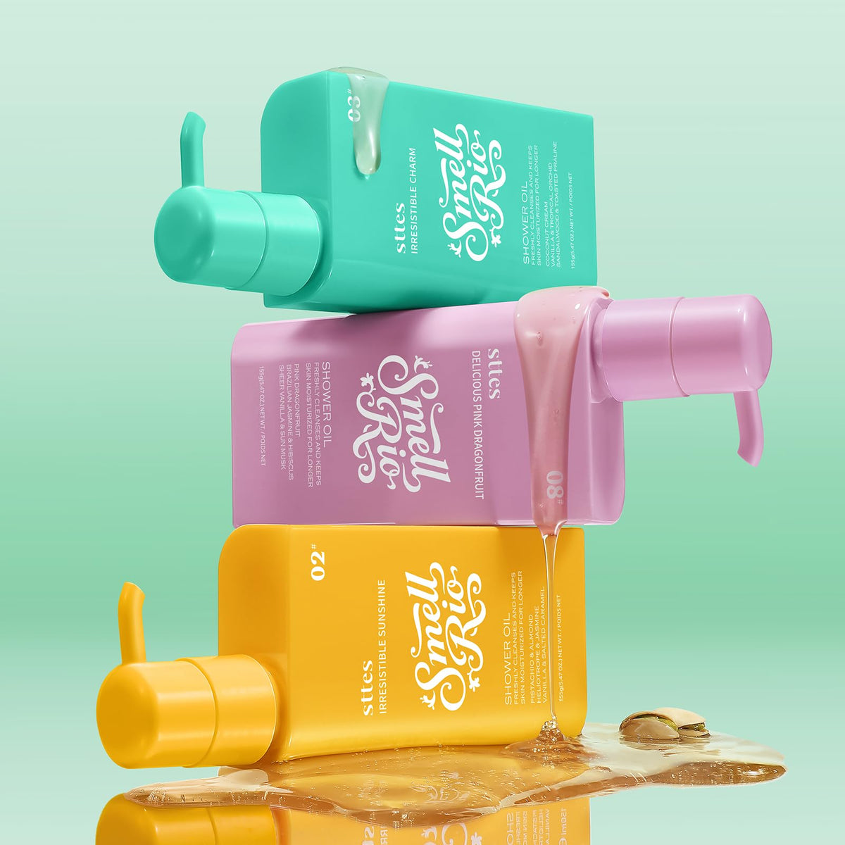 Sttes product styled in bathroom setting conveying premium self-care ritual