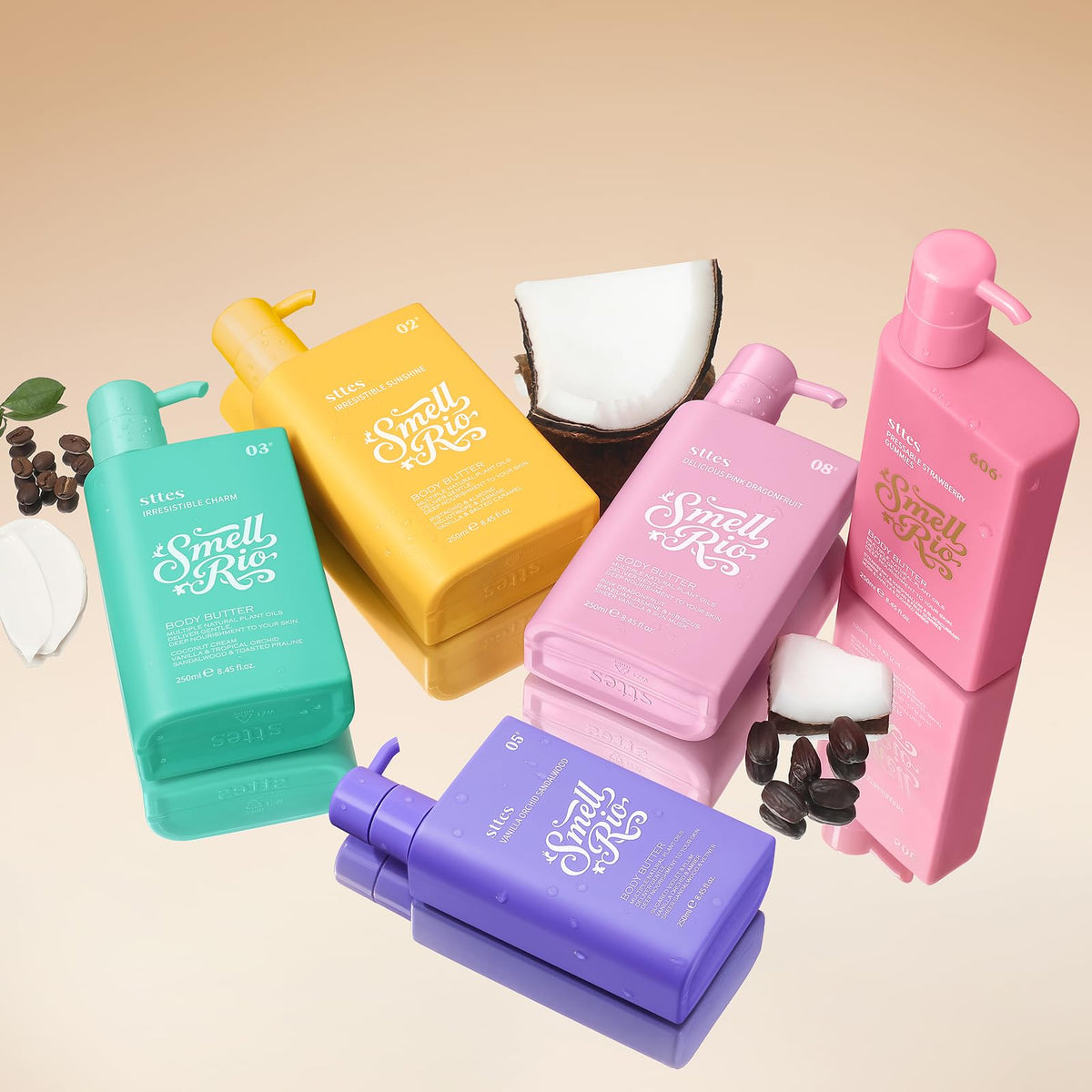 Sttes in bathroom vanity lifestyle shot, everyday luxury and routine-friendly benefit