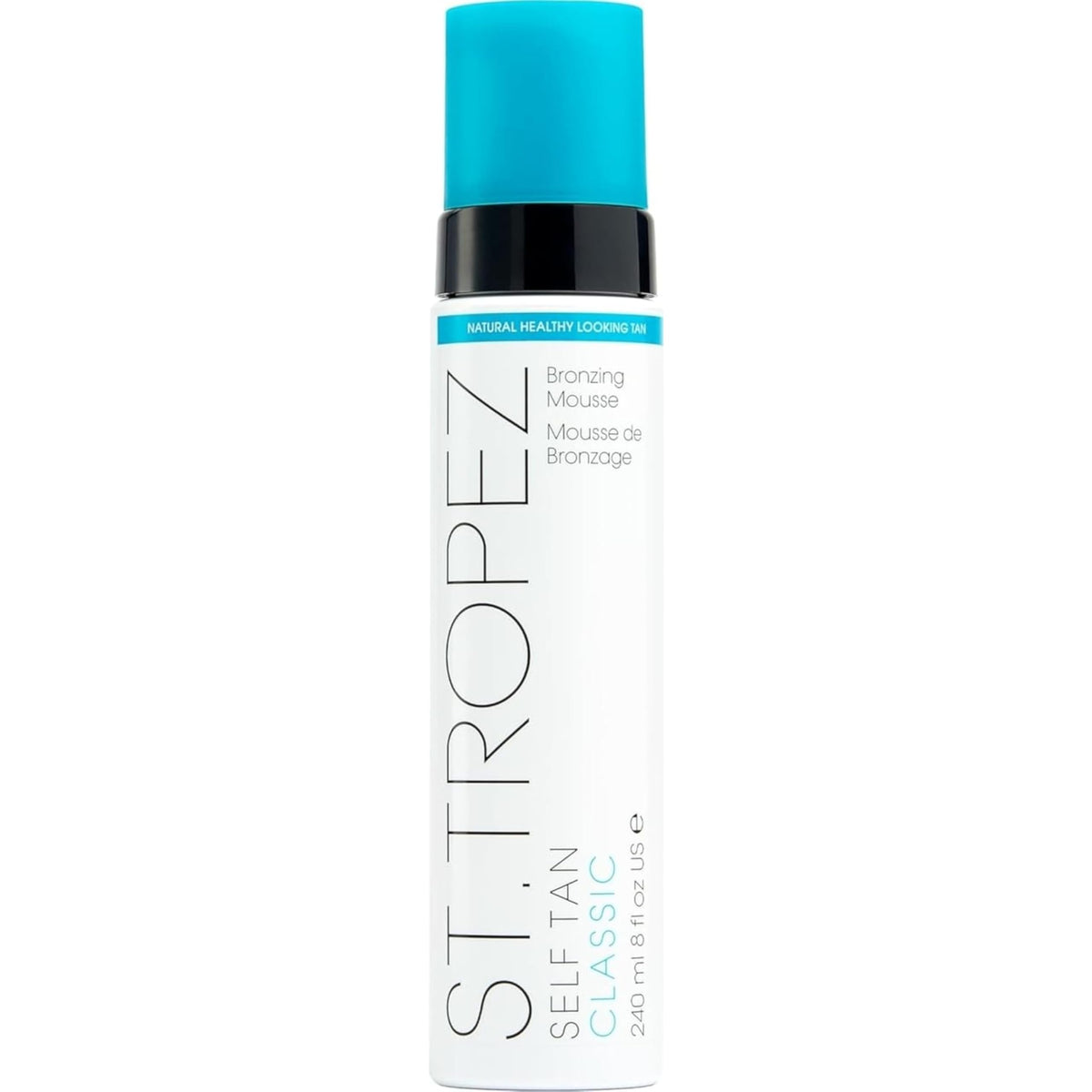 St.Tropez front packaging showing bottle and label for trusted application
