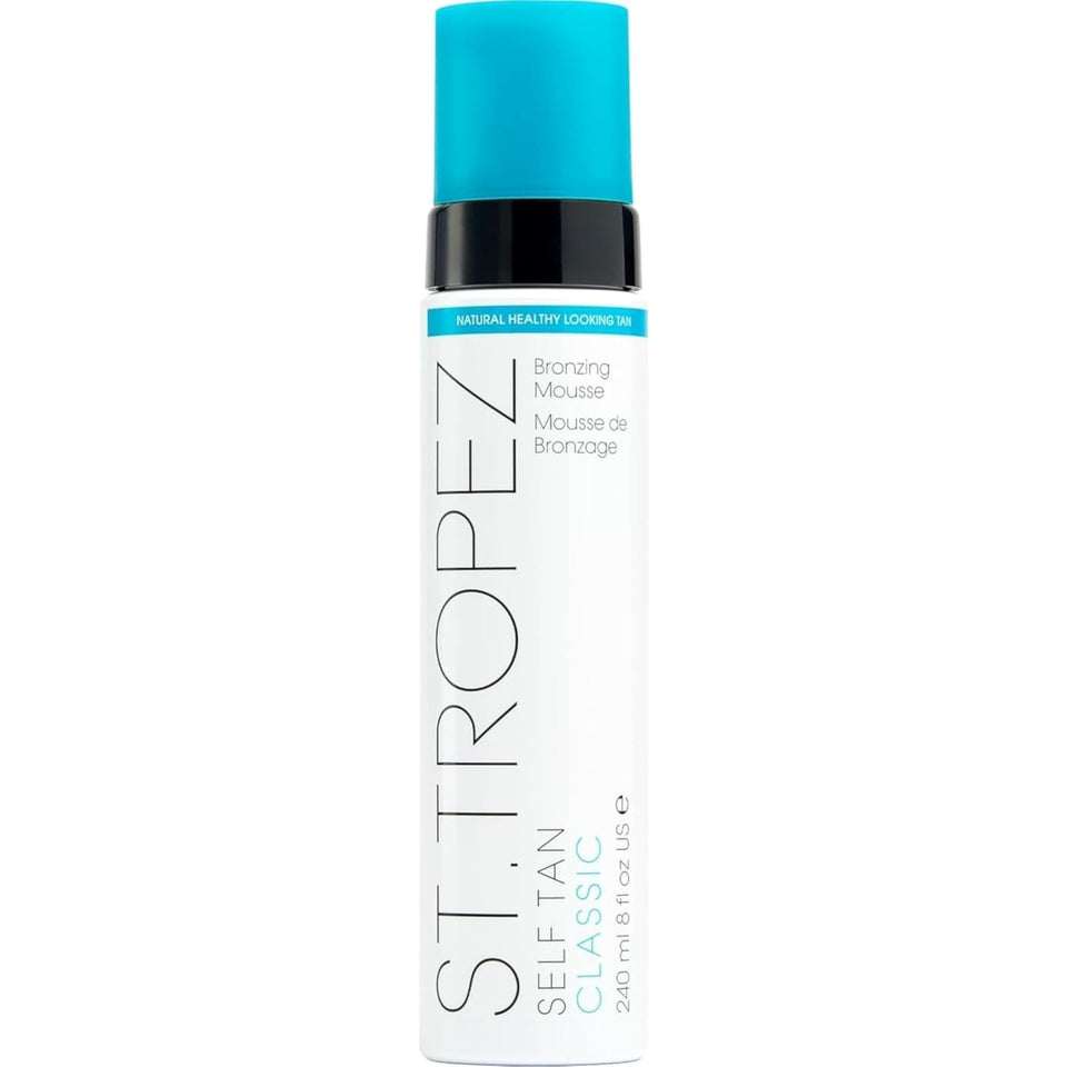 St.Tropez front packaging showing bottle and label for trusted application