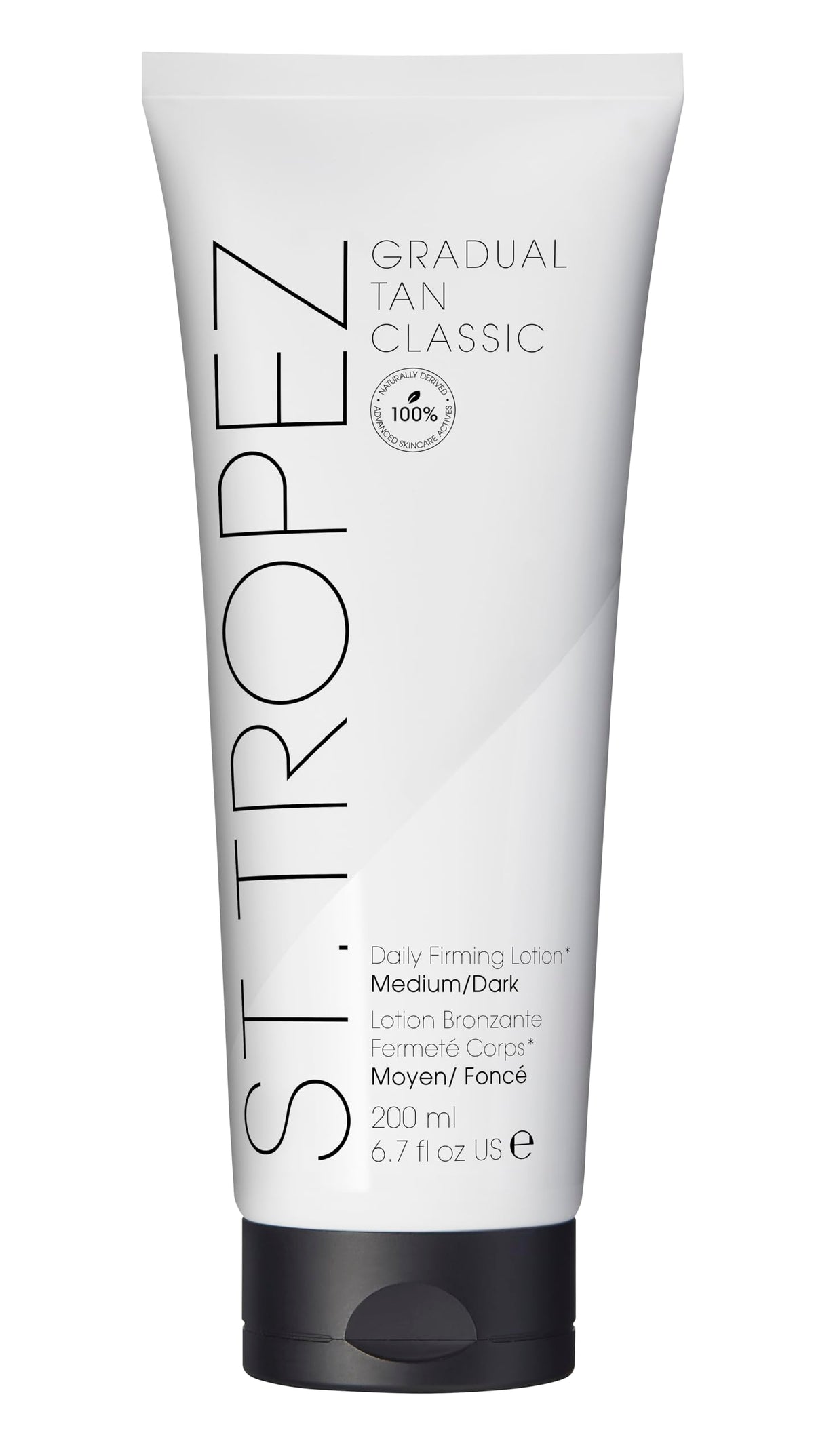 St.Tropez front packaging of gradual tan lotion showing bottle and label, easy daily glow