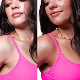 Stupid Happy applied with mitt demonstrating streak-free even coverage