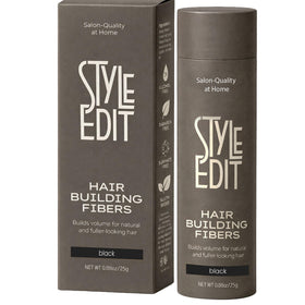 Style Edit front packaging in black showing product and benefit concealment
