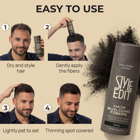 Style Edit blend into hair part close-up showing seamless color matching benefit