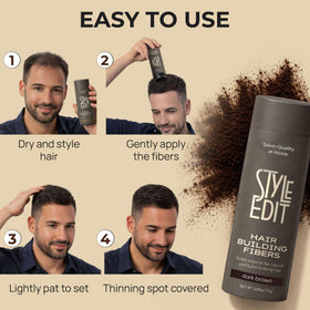 STYLE EDIT label close-up showing plant-based and paraben-free information