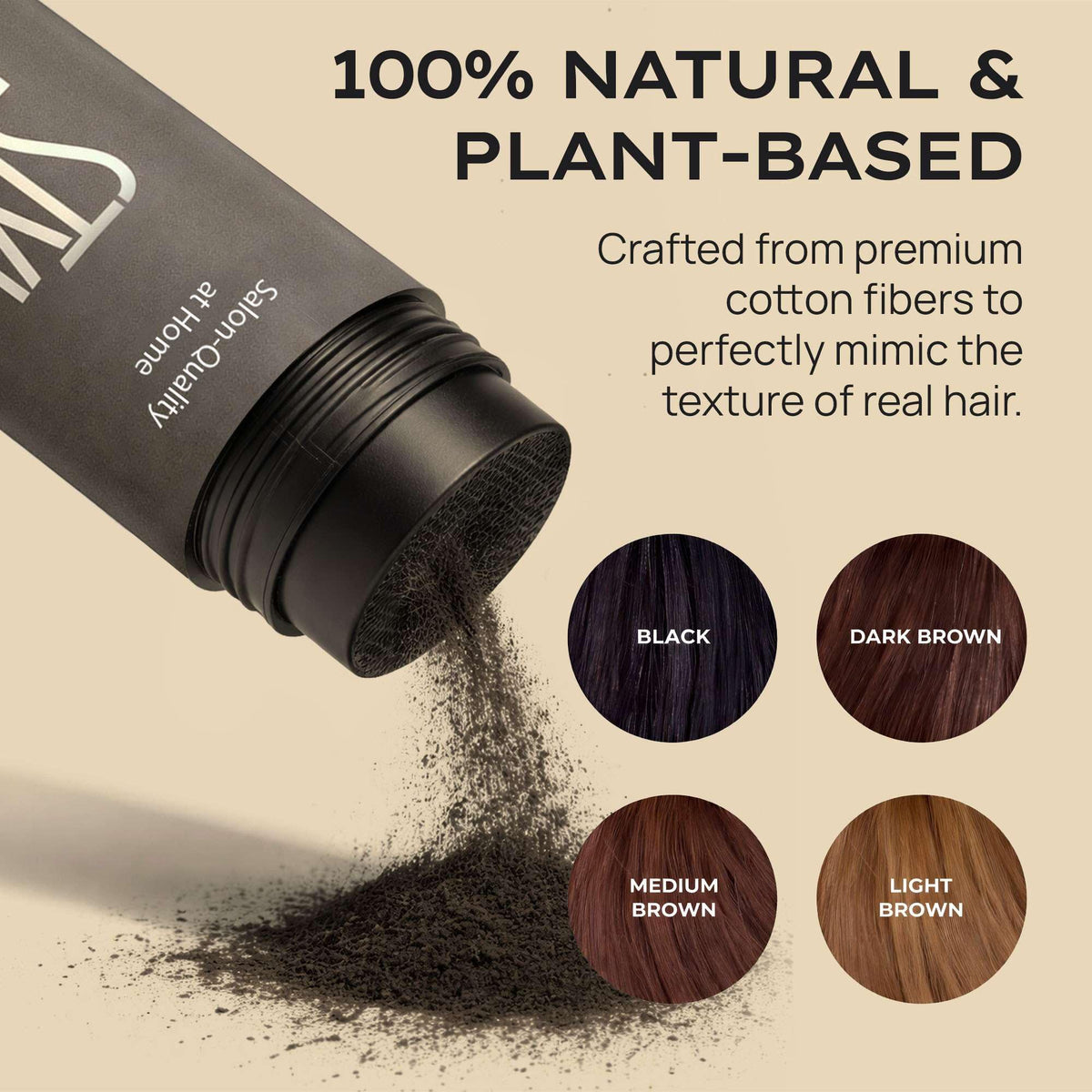Style Edit powder texture close-up showing micro-fine fibers for natural finish