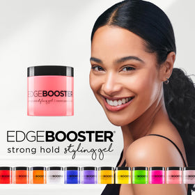 Style Factor open cap and gel texture highlighting smooth alcohol-free formula and easy application